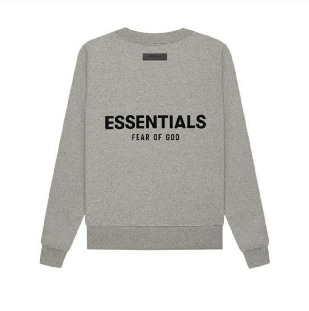 Fear of God Gray Crewneck Sweater Essentials